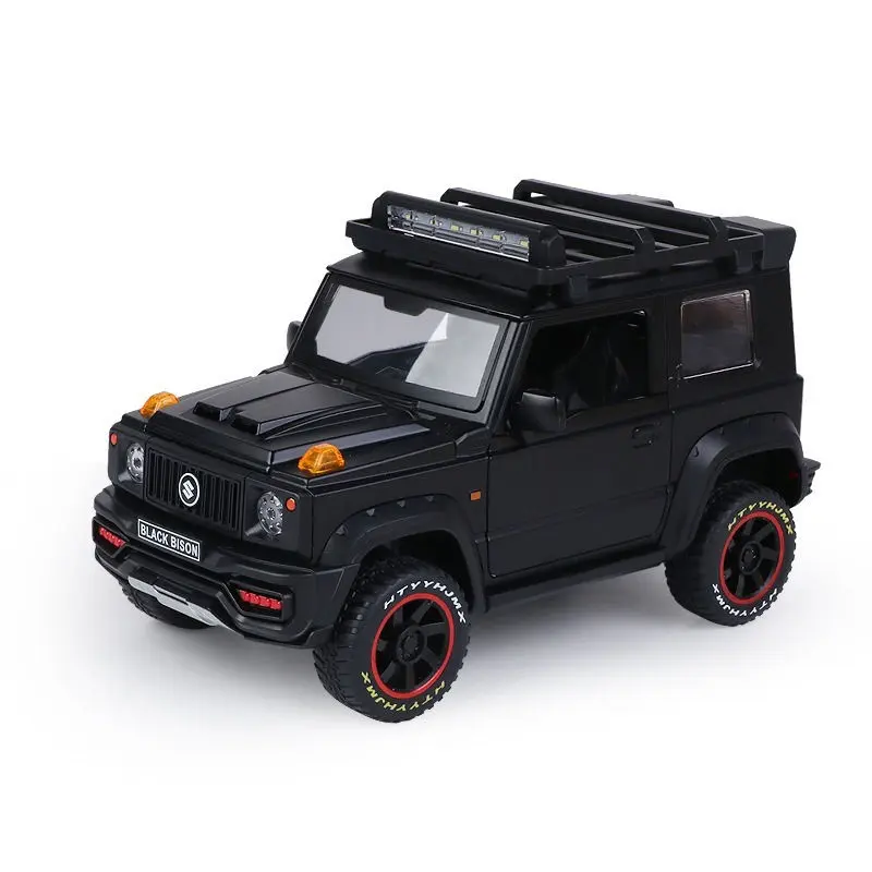 Diecast 1:18 Ölçek Suzuki Jimny Kimn Sesli Işıklı Off-Road Metal Araba - Görsel 4
