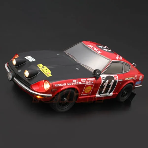 ABC Hobby Datsun Fairlady 240Z Rally 210mm Clear Body Set For 1/10 M-Chassis