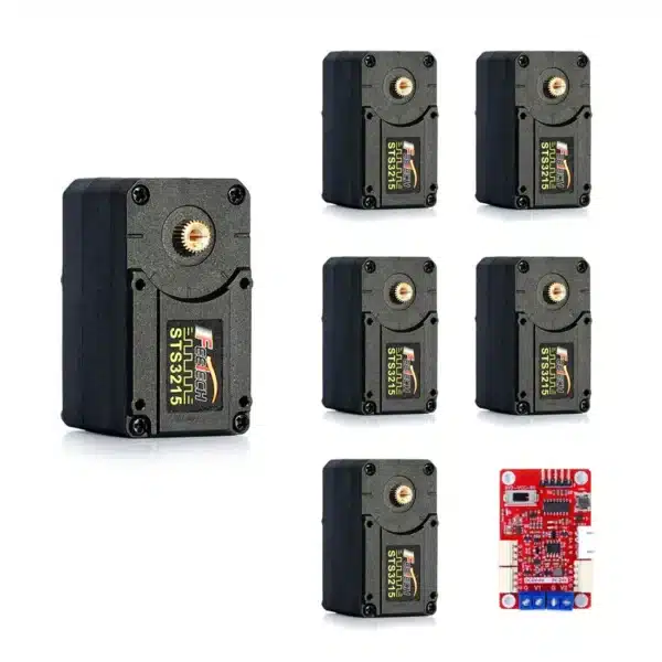 Feetech St-3215 6 Adet 7.4V Servolar Robotik Kol 20Kgcm YüKsek Tork Akıllı Servo Programlama