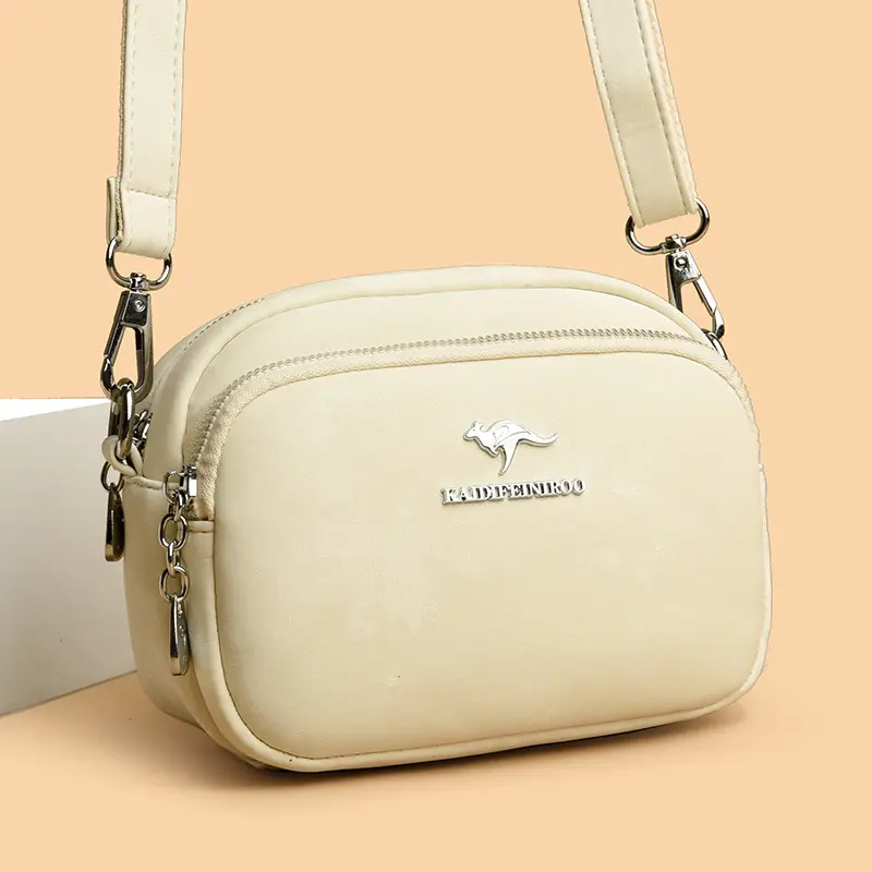 Kaidifeiniroo Pu Messenger Crossbody Tote Çanta - K047 - Görsel 4