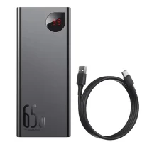 1-Baseus PPIMDA-E01 Metal Kasa 65W 20.000mAh TaÅÄ±nabilir Power Bank